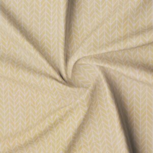 Single Glace Cotton Elastic Fitted Bedsheet With 1 Pillow Cover (Beige)