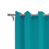 9 feet Long Door Curtains Polyester Room Darkening Set Of 2 (Aqua)37