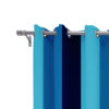 9 feet Long Door Curtains Polyester Room Darkening Set Of 2 (Blue) 40