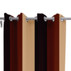9 feet Long Door Curtains Polyester Room Darkening Set Of 2 (Coffee) 39b