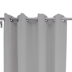 9 feet Long Door Curtains Polyester Room Darkening Set Of 2 (Grey) 36