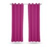 9 feet Long Door Curtains Polyester Room Darkening Set Of 2 (Pink) 61
