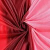 9 feet Long Door Curtains Polyester Room Darkening Set Of 2 (Red)