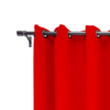9 feet Long Door Curtains Polyester Room Darkening Set Of 2 (Red) 43