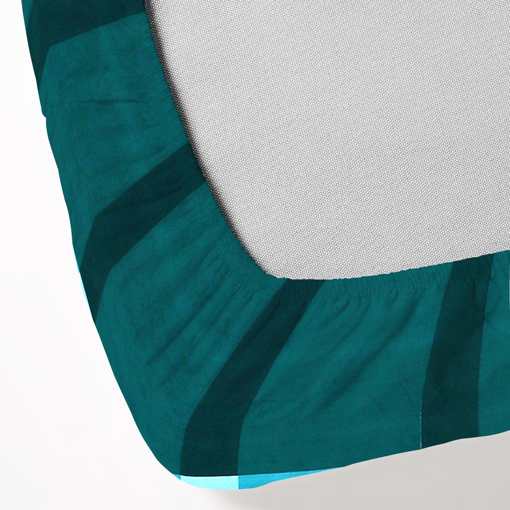 Elastic Fitted King Size Double Bed Sheet With 2 Pillow Covers (Cream)