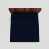 Pure Cotton Double Flat Bed Sheet With 2 Pillow Covers (Navy Blue)