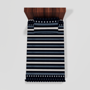 Winter Soft Warm Single Flat Bedsheet With 1 Pillow Cover (Blue)