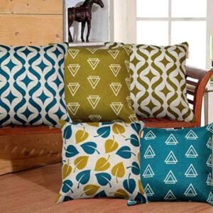 set-of-5-designer-decorative-hand-made-jute-throw-pillow-cushion-covers-multi-16-inch-by-16-inch