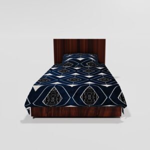 Winter Soft Warm Single Flat Bedsheet With 1 Pillow Cover (Teal Green) 113