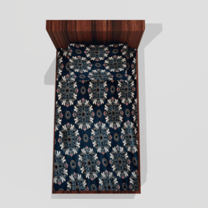 Winter Warm Soft Fitted Single Bedsheet With 1 Pillow Cover (Teal Green)