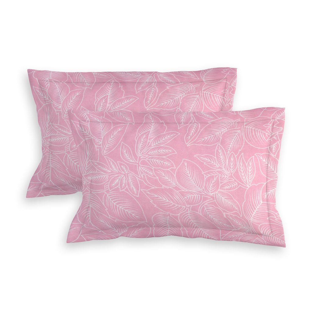 Elastic Fitted King Size Double Bedsheet With 2 Pillow Covers (Pink)