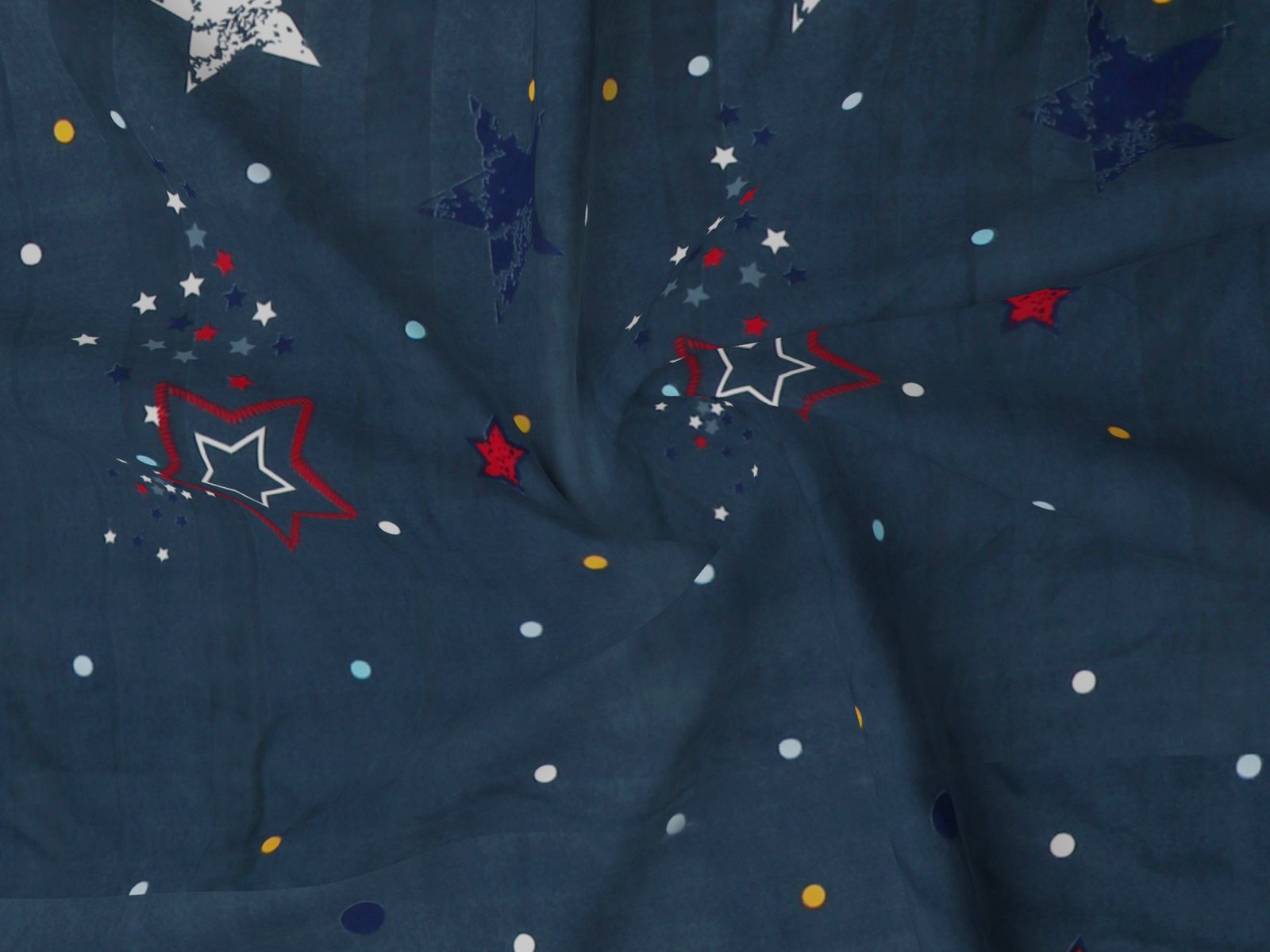 Elastic Fitted King Size Double Bedsheet With 2 Pillow Covers (Blue)