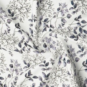 Single Glace Cotton Elastic Fitted Bedsheets With 1 Pillow Cover (Cream)