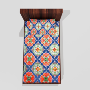 Glace Cotton Single Elastic Fitted Bedsheets With 1 Pillow Cover (Green)22.1