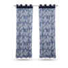 9 feet Long Door Curtains Polyester Room Darkening Set Of 2 (Blue) 23