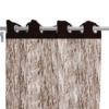 9 feet Long Door Curtains Polyester Room Darkening Set Of 2 (Brown) 46