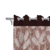 9 feet Long Door Curtains Polyester Room Darkening Set Of 2 (Brown) 23