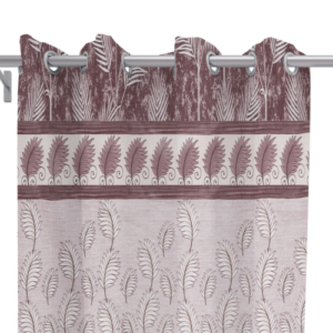 9 feet Long Door Curtains Polyester Room Darkening Set Of 2 (Brown) 25