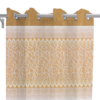 9 feet Long Door Curtains Polyester Room Darkening Set Of 2 (Gold) 36
