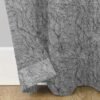9 feet Long Door Curtains Polyester Room Darkening Set Of 2 (Grey)