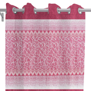 9 feet Long Door Curtains Polyester Room Darkening Set Of 2 (Maroon)35