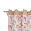9 feet Long Door Curtains Polyester Room Darkening Set Of 2 (Orange) 34