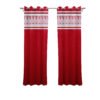 9 feet Long Door Curtains Polyester Room Darkening Set Of 2 (Maroon)10a