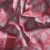 9 feet Long Door Curtains Polyester Room Darkening Set Of 2 (Red)15c
