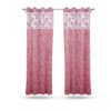 5 Feet Window Curtains Polyester Room Darkening Set Of 2 (Peach)60
