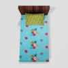Glace Cotton Single Flat Bed Sheet With 1 Pillow Cover (Sky Blue) 182