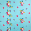 Glace Cotton Single Flat Bed Sheet With 1 Pillow Cover (Sky Blue) 182