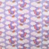 Glace Cotton King Size Elastic Fitted Double Bed Sheets With 2 Pillow Covers (Purple)