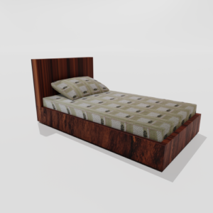 Glace Cotton Single Elastic Fitted Bedsheets With 1 Pillow Cover (Beige) 12