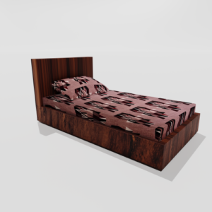 Glace Cotton Single Elastic Fitted Bedsheets With 1 Pillow Cover (Purple) 14