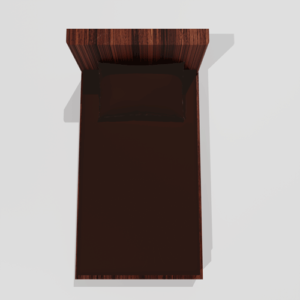 Glace Cotton Single Elastic Fitted Bedsheets With 1 Pillow Cover (Coffee)