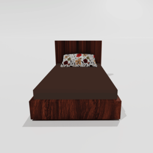 Glace Cotton Single Elastic Fitted Bedsheets With 1 Pillow Cover (Dark Green)