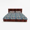 Glace Cotton Double Flat Bedsheet With 2 Pillow Covers (Sky Blue)
