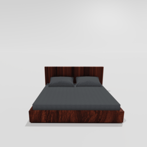 King Size Glace Cotton Elastic Fitted Double Bed Sheets With 2 Pillow Covers (Grey) 5d