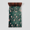 Winter Soft Warm Single Flat Bedsheet With 1 Pillow Cover (Green)