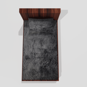 Winter Warm Soft Fitted Single Bedsheet With 1 Pillow Cover (Black)