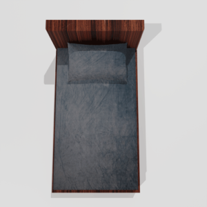 Winter Warm Soft Fitted Single Bedsheet With 1 Pillow Cover (Blue) 102