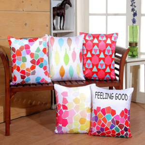 RD-TREND-3D-Printed-Cushion-Covers-Set-of-5-16x16-inch-Yellow