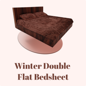 Winter Double Flat Bedsheet