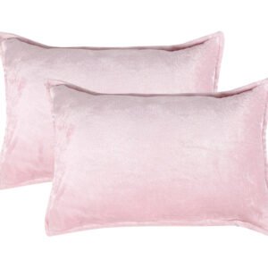 Winter Warm King Size Flat Double Bedsheet With 2 Pillow Cover (Peach)