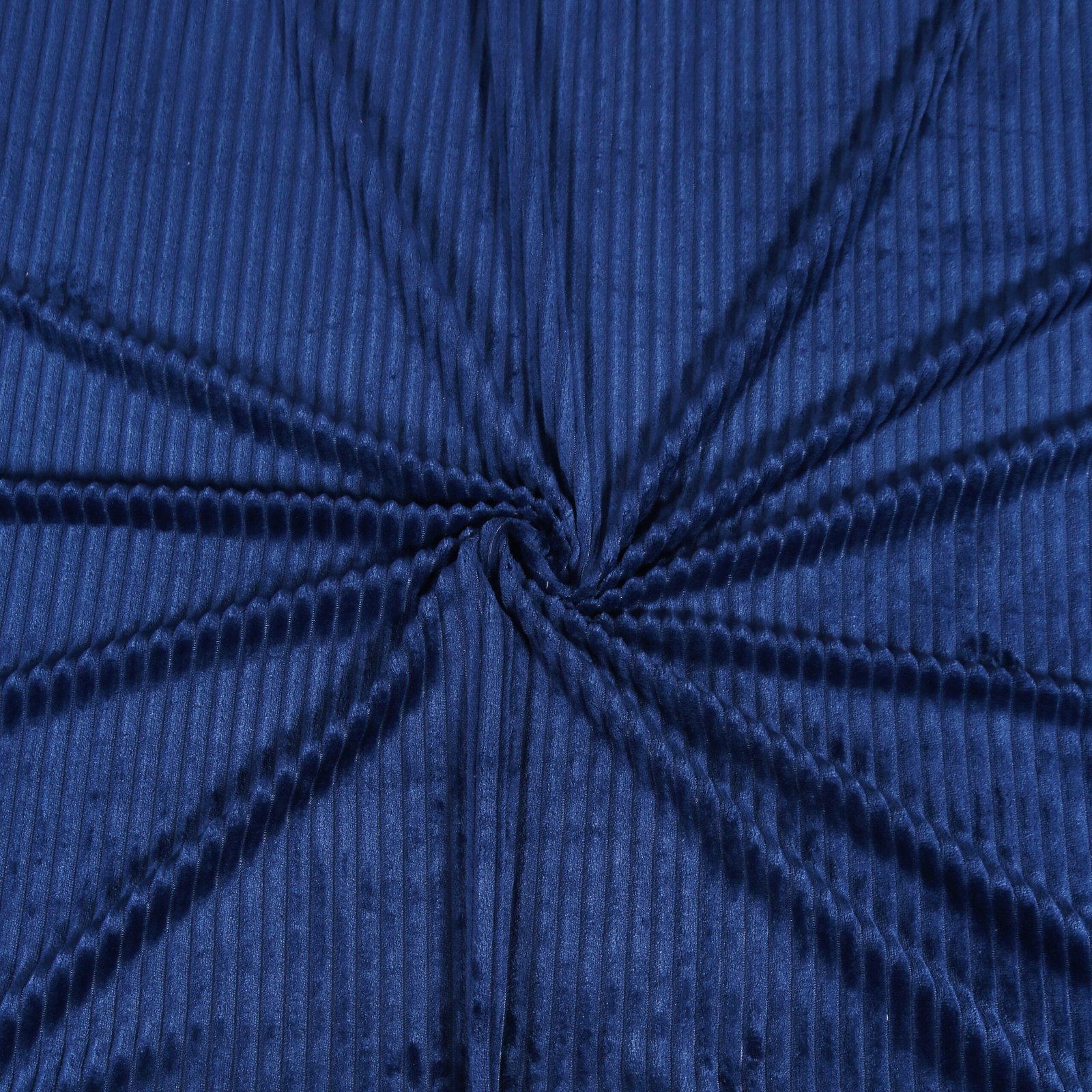 Winter Warm King Size Flat Double Bedsheet With 2 Pillow Cover (Blue)