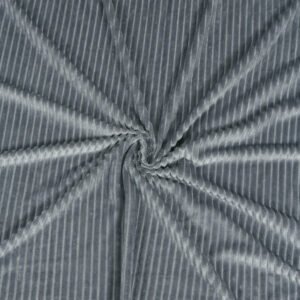 Winter Warm King Size Flat Double Bedsheet With 2 Pillow Cover (Grey)