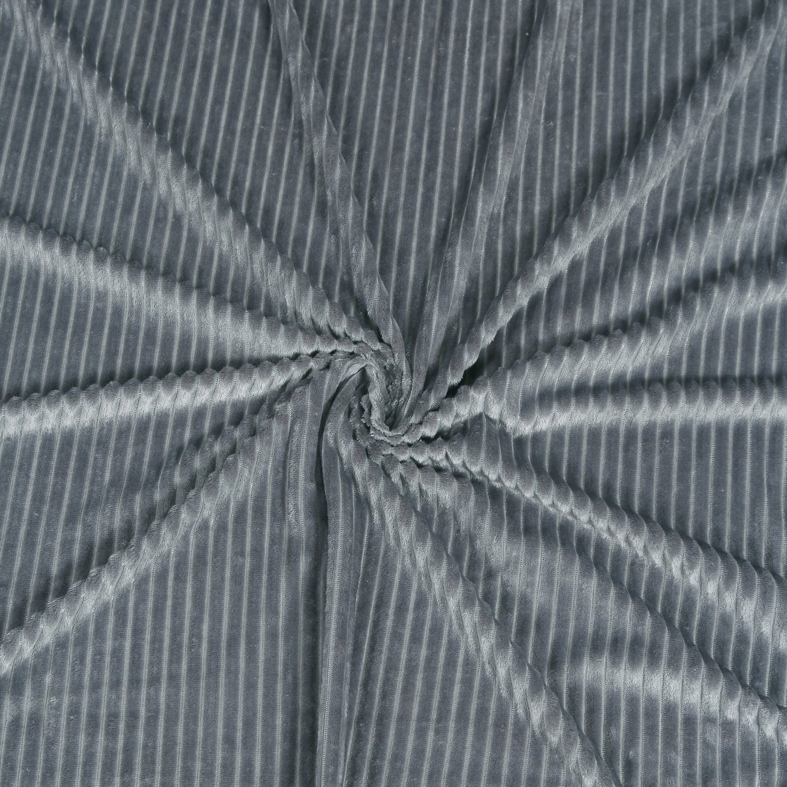 Winter Warm King Size Flat Double Bedsheet With 2 Pillow Cover (Grey)