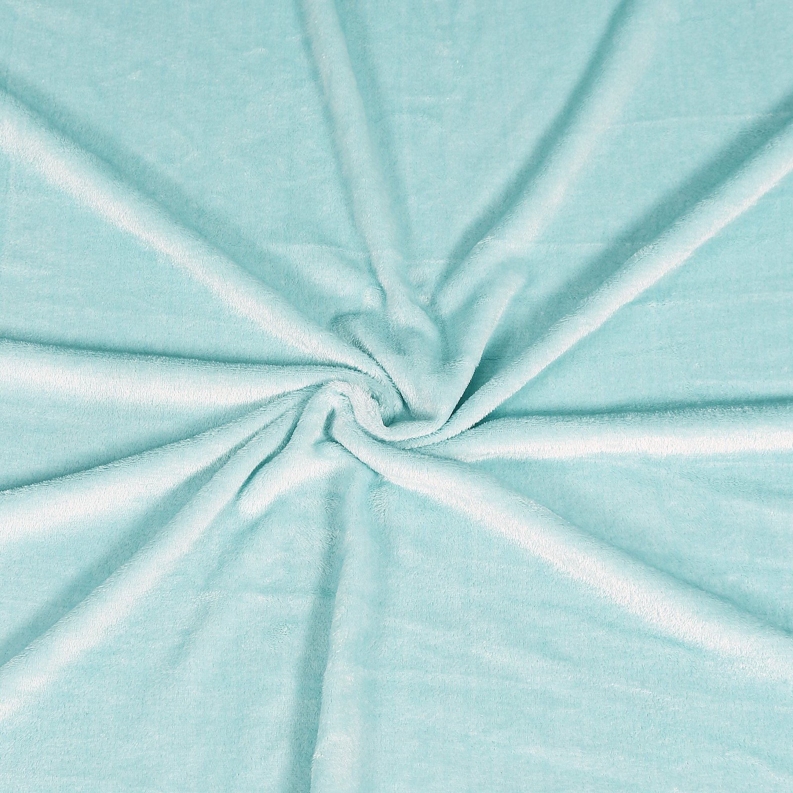 Winter Warm King Size Flat Double Bedsheet With 2 Pillow Cover (Aqua)