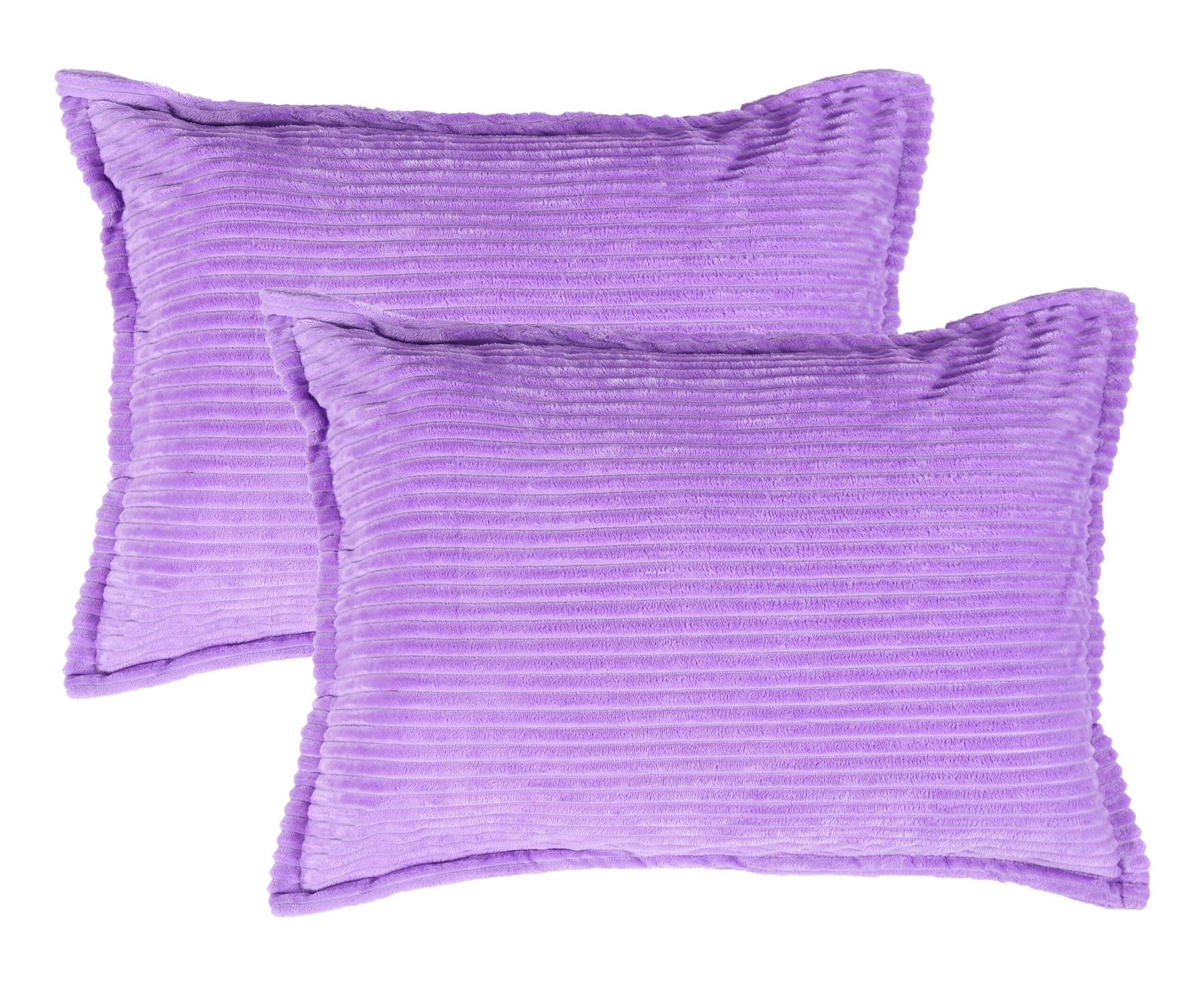 Winter Warm King Size Flat Double Bedsheet With 2 Pillow Cover (Lavender)