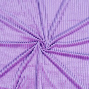 Winter Warm King Size Flat Double Bedsheet With 2 Pillow Cover (Lavender)